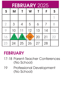 District School Academic Calendar for Arctic Light Elementary for February 2025