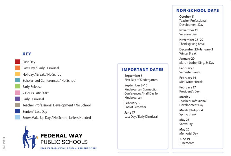 District School Academic Calendar Key for Employment Transition Program