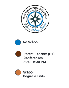 District School Academic Calendar Legend for Raymond E. Orr ELEM. School