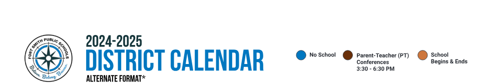 District School Academic Calendar for L. A. Chaffin JR. High School
