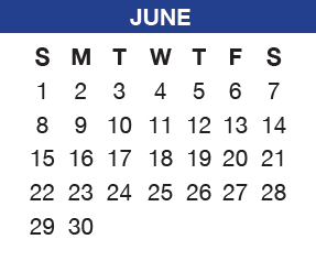 District School Academic Calendar for Sheridan Elem for June 2025