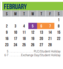 District School Academic Calendar for Excel Academy (murworth) for February 2025