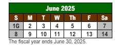 District School Academic Calendar for Lewis And Clark Elementary School for June 2025