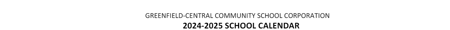 District School Academic Calendar for Greenfield Intermediate School
