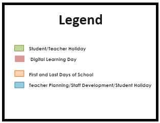 District School Academic Calendar Legend for Mill Creek/collins Hill/dacula Cluster Middle School