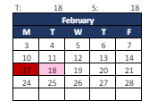 District School Academic Calendar for Fall Creek Intermediate Sch for February 2025