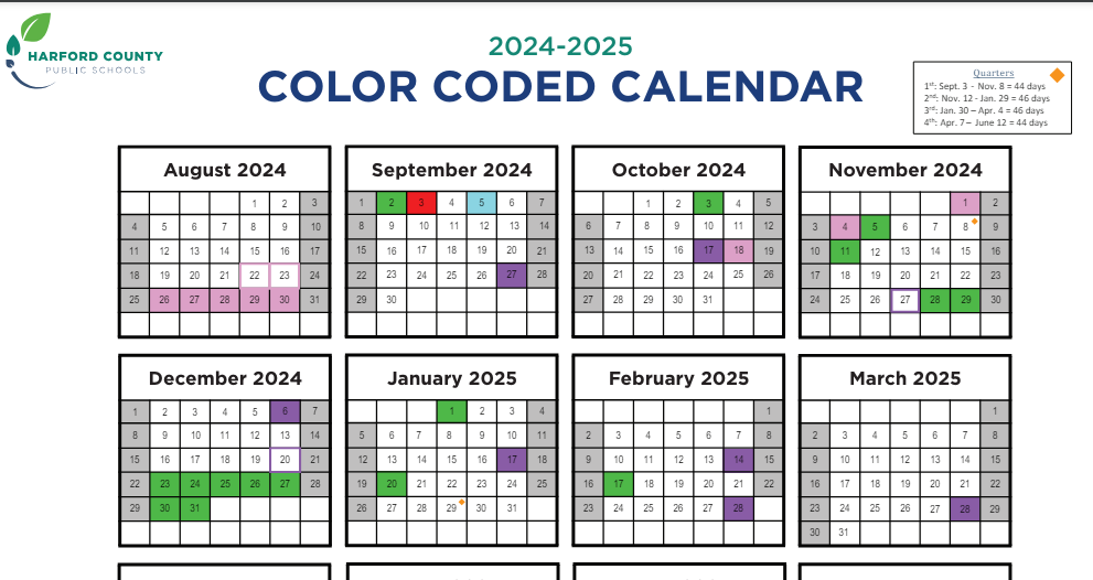 District School Academic Calendar for Abingdon Elementary for November 2024
