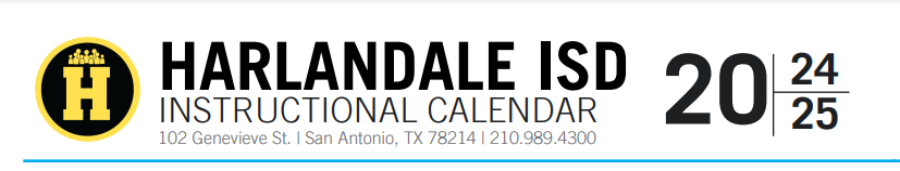 District School Academic Calendar for Harlandale Middle School