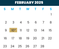 District School Academic Calendar for Houston Elementary for February 2025