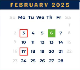 District School Academic Calendar for West Wortham Elementary And Middle for February 2025