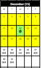 District School Academic Calendar for Parkville Community School for December 2024