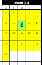 District School Academic Calendar for Hartford Transitional Learning Acade for March 2025