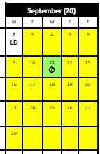 District School Academic Calendar for Hartford Transitional Learning Acade for September 2024