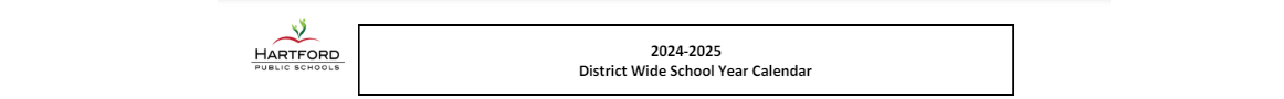 District School Academic Calendar for Hooker School