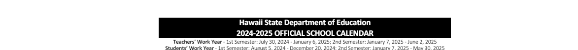 District School Academic Calendar for Aiea Intermediate School