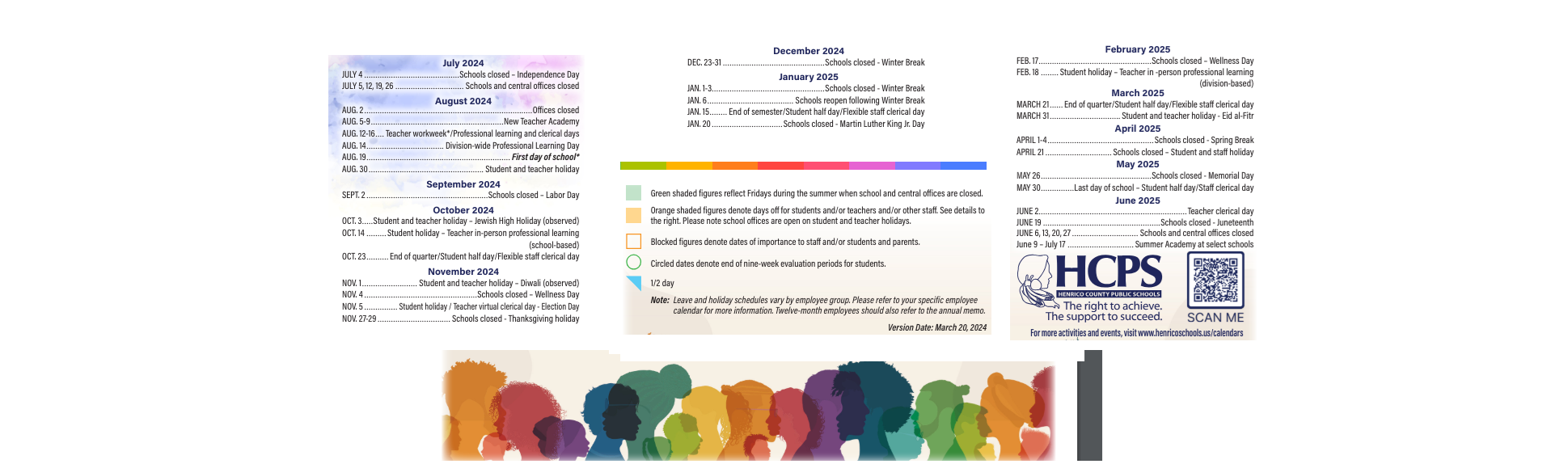 District School Academic Calendar Key for Glen Allen Elementary
