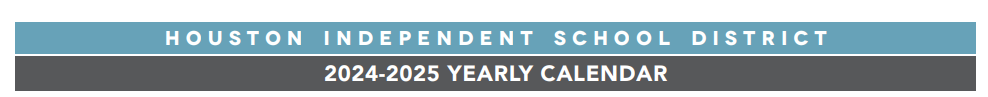 District School Academic Calendar for Rebuild Hisd Campus