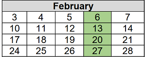 District School Academic Calendar for Robert Lucas Elementary School for February 2025