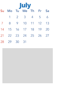 District School Academic Calendar for Silver City Elem for July 2024