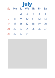 District School Academic Calendar for John T. Hartman Elementary Magnet for July 2024