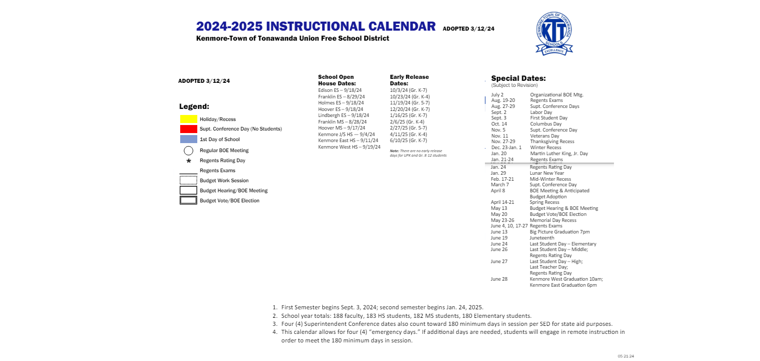 District School Academic Calendar Key for Herbert Hoover Elementary School