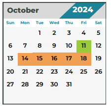 District School Academic Calendar for Klein Forest High School for October 2024