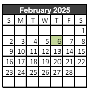 District School Academic Calendar for Lafayette Alternative Program For Students for February 2025