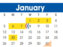 District School Academic Calendar for Smith Elementary for January 2025