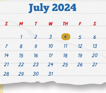 District School Academic Calendar for Ligarde Elementary School for July 2024