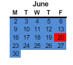 District School Academic Calendar for Joe Serna JR. Charter for June 2025