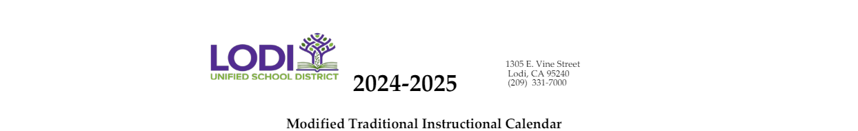 District School Academic Calendar for Joe Serna JR. Charter