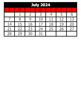 District School Academic Calendar for Logansport Comm High Sch for July 2024
