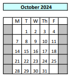 District School Academic Calendar for Laurel High (CONT.) for October 2024