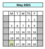 District School Academic Calendar for Mcauliffe (sharon Christa) Middle for May 2025