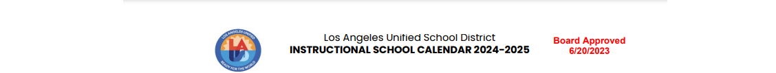 District School Academic Calendar for West Valley Special Education Center