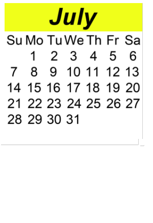 District School Academic Calendar for Matthews Lrn Ctr/new Directions for July 2024