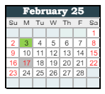 District School Academic Calendar for Silver Stage High School for February 2025