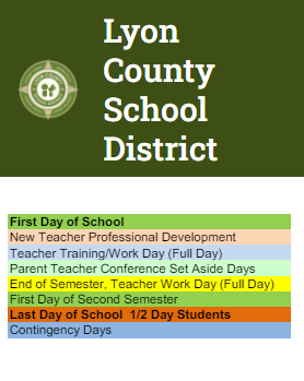District School Academic Calendar Legend for Silver Stage High School