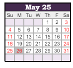 District School Academic Calendar for Silver Stage High School for May 2025