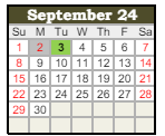 District School Academic Calendar for Silver Stage High School for September 2024