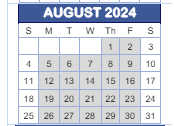 District School Academic Calendar for West Newton Elementary School for August 2024