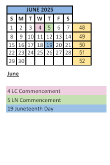District School Academic Calendar for Crestview Elementary School for June 2025