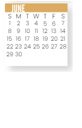 District School Academic Calendar for Mary Bryan Elementary Sch for June 2025