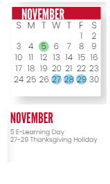 District School Academic Calendar for Mary Bryan Elementary Sch for November 2024