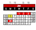 District School Academic Calendar for Lafayette Meadow School for January 2025