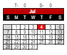 District School Academic Calendar for Lafayette Meadow School for July 2024