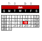 District School Academic Calendar for Lafayette Meadow School for June 2025