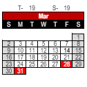 District School Academic Calendar for Lafayette Meadow School for March 2025