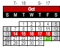 District School Academic Calendar for Lafayette Meadow School for October 2024