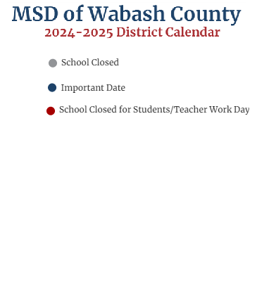 District School Academic Calendar Legend for Wabash/miami Area Prog Excpt